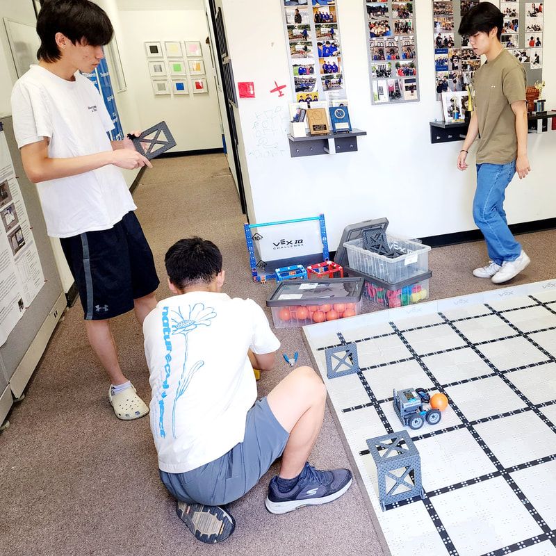 Season 2 (July 2023): volunteers set up the robot arena
