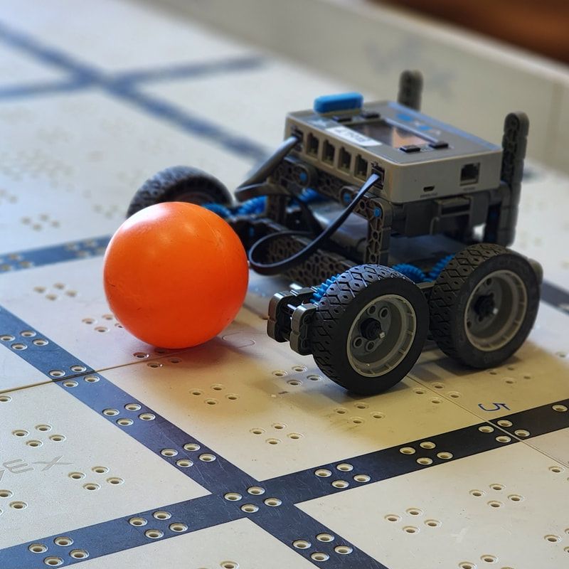 Season 2: a robot with an orange ball