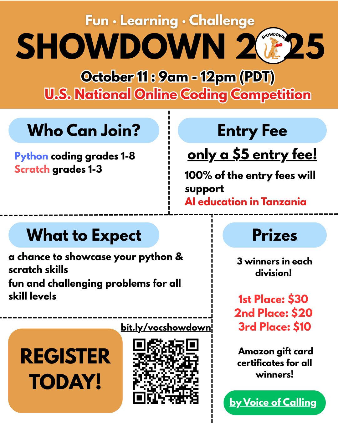 Showdown 2025 flyer