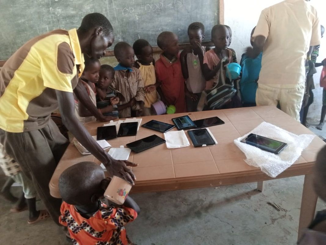 Tablets arrive at Lokori School